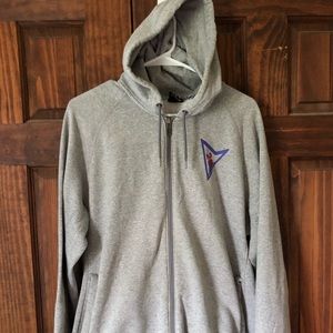 Jordan 7 zip up hoodie